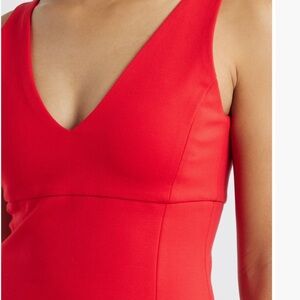 SPANX Vibrant Red Midi Dress
